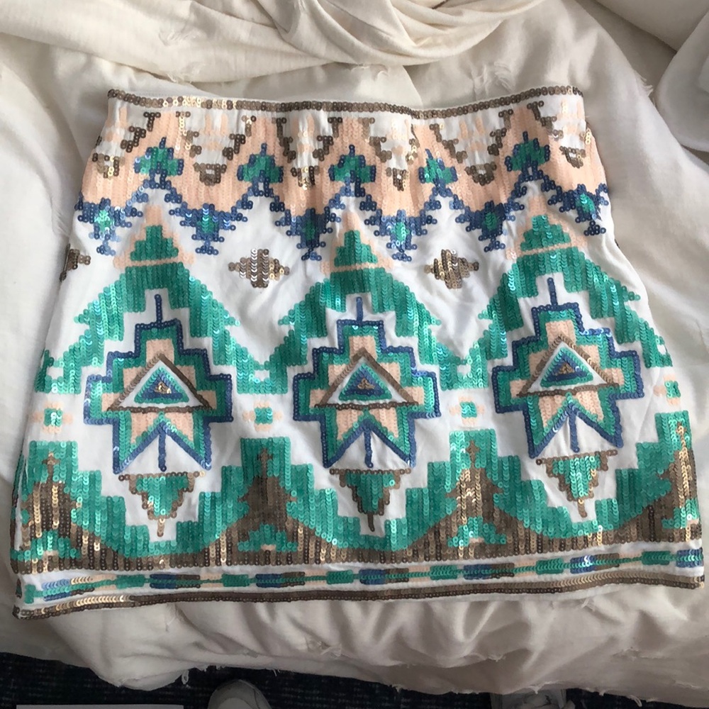 Sequin Pencil Skirt